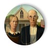 American Gothic Circle - Magnet - Flexible Waterproof - Fridge