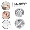 Operitacx 20pcs Bathroom Sink Overflow Rings Decorative Drain Covers Waterproof