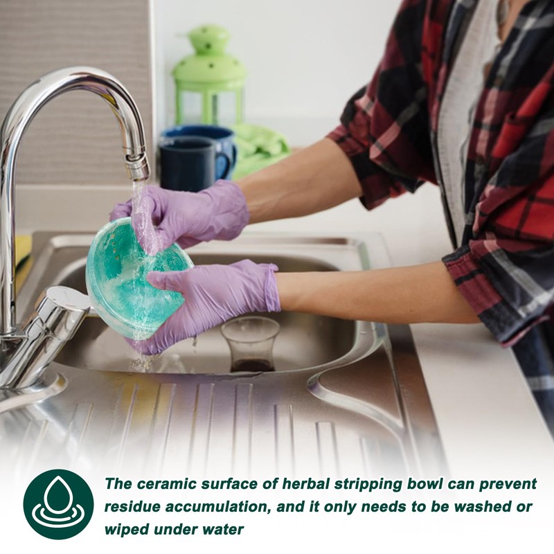 Griwuut Herb Stripper, Herb Scraper Bowl Stripper, Leaf Herb, Leaf