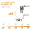 Chibery 50 Pack 1-1/4" 4D Concealed Hinges for Face Frame