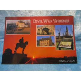 Civil War Virginia First Manassas(First Bull Run) Postcard