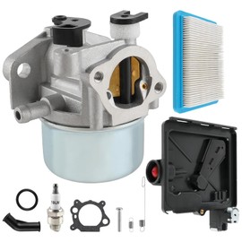 CARBBIA 675 190cc Carburetor Kit with Air Filter Spark Plug Extended Compressed Spring Compatible with Gold 6.25 6.75 HP MRS Push Mower 699056 790849 675 190cc Carb