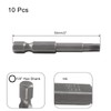 LDEXIN 10Pcs Hex Head Allen Wrench Drill Bit Set, S2