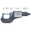 Digital Micrometer 0.00005in/0.001mm Resolution Professional Thickness Measuring Tools 0‑25mm