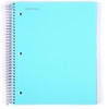 Mintra Office Durable Spiral Notebooks, 5 Subject 3pk (Teal/Purple/White College
