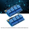 2PCS 4 Channel Relay Module Optocoupler Isolation ABS Solid State