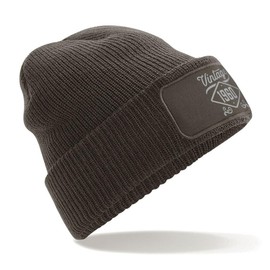 D Design Invent Print! 65th Birthday Hat Gift for Men Vintage Beanie Keepsake 65 Present Gift Idea (Grey)