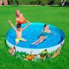 Alberca Circular Infantil De Dinosaurios Grande De 244 Cm