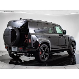 V-LUX AUTO Defender 90 110 130 Wheel Nut Covers / Lug Nut Covers - Glossy Black