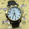 Automic Unisex Alarm English Talking Wrist Watch for The Blind