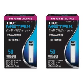 True Metrix Tiras De Prueba De Glucosa Y Lancetas (100x100)