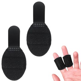 BHUJIA 2PCS Finger Splint – Adjustable Composite Cloth Trigger Finger Splints Brace for Daily Finger Protection and Comfort, White