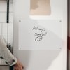 STOBOK for Erasable Erase Magnetic Fridge Shopping Planner Clear Magnet