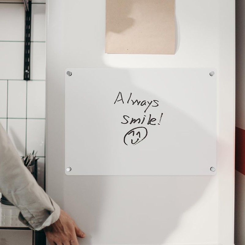 STOBOK for Erasable Erase Magnetic Fridge Shopping Planner Clear Magnet