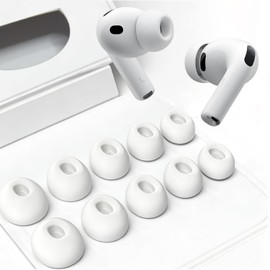 Ear Tips for AirPods Pro 3 (2025) - Replacement Tips, 5 Sizes (XXS to L)