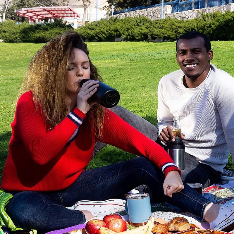 DEAUVIOR 3 in 1 Beer Bottle and Can Cooler, Vacuum