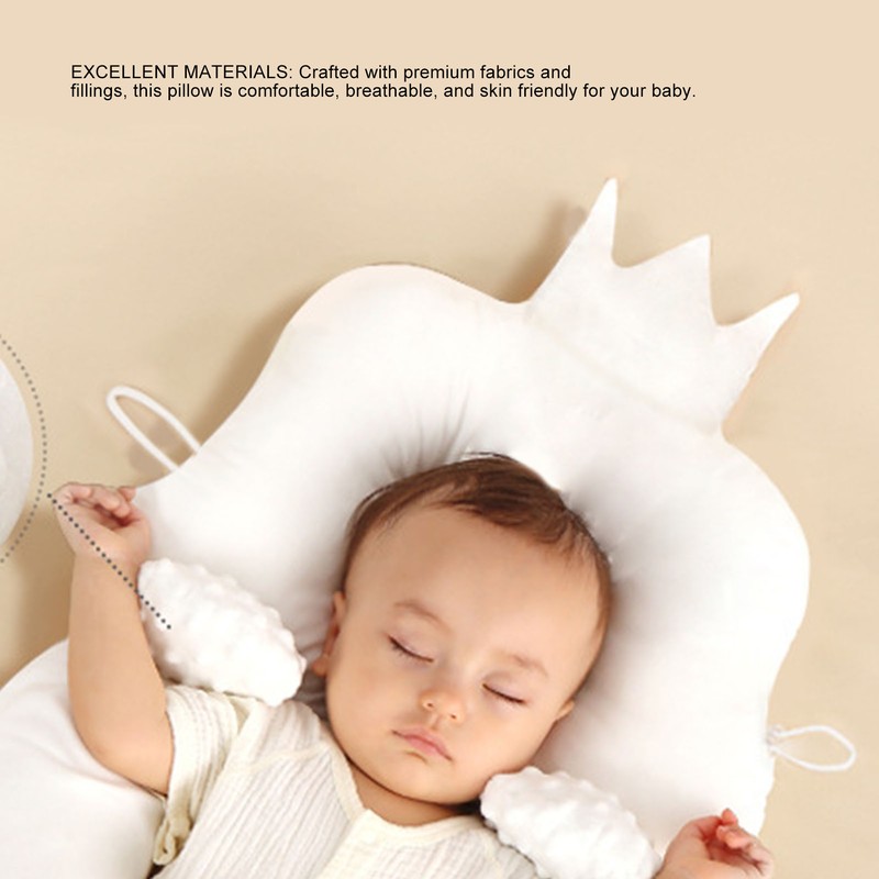 Baby Sleeping Pillow Breathable Super Soft Ergonomic Infant Nursing Pillow