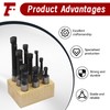 findmall 9 pcs 1/2" Boring Bar Set C6 Carbide Tipped