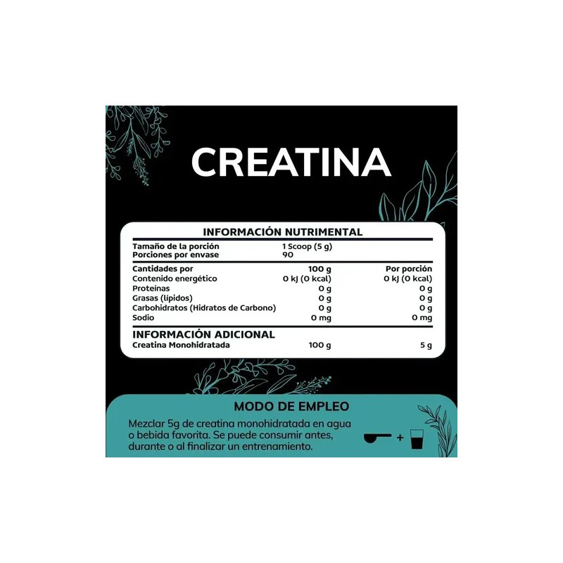 Creatina Monohidratada Micronizada 450g | Alta Pureza | Gym