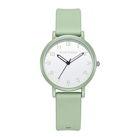 Exam Watch, Second Hand, No Noise, Wristwatch, Analog, Simple, Cute, Fashionable, Popular, 3 ATM Waterproof, Luminous, Easy to Read Men's, Women's, High School Students, Junior High School Students,