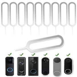 10 Pcs Doorbell Removal Tool, Security Pin Key Removal Tool Replacement, Compatible with All Models of Arlo Video Doorbell, Eufy Video Doorbell and Nest Video Doorbell