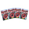 Kitamura Seisakusho ZAT-H20A60 Disc Plate for Grass Trimmers "Jizriser FIT 60" x Set of 4 (Red)