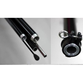 Unbranded BARBER ~ Windless Feather Flag ~ includes Pole & Ground Stake