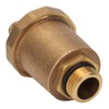Brass bleed opening, male thread air vent, automatic disposable bleed