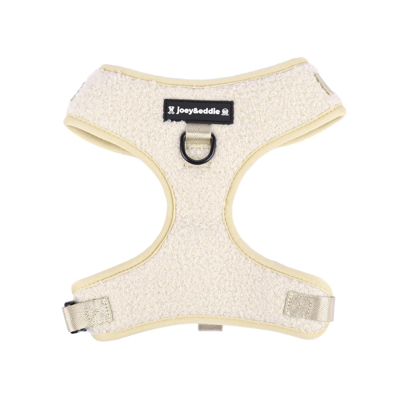 Luxury Teddy Material Adjustable Dog Harness, Lead and Poop Bag