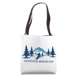 Gunstock Mountain New Hampshire Ski Resort Skiing Skier Tote Bag