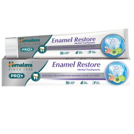 Himalaya PRO Enamel Restore Toothpaste, Supports Enamel Remineralisation as Early as from the 2nd Week, Herbo-Mineral Complex, Vegan, 75ml