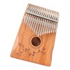 17 Keys Thumb Piano Portable Kalimba Hollow Board Mahogany Wood