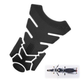 Tank Pad 3D Carbon Look, Universally Compatible, Waterproof Paint Protection, for Car, Motorcycle Tank, 3D Motorcycle Tank Protection, Sport Sticker, Black