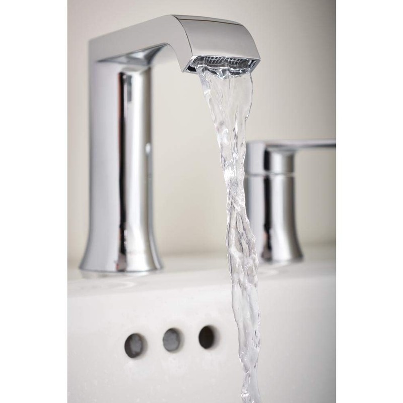 Moen Genta 8 in. Widespread 2-Handle Bathroom Faucet in Chrome