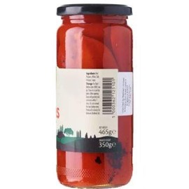 Cypressa Roasted Red Peppers 465g - Roasted red Peppers Have a deep Flavour which can be Served on its own, in Salads, Sandwiches, or Added to an antipasti Platter.
