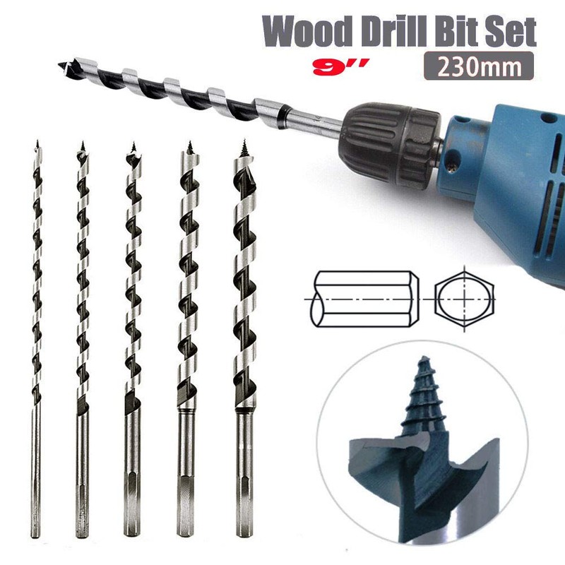 Wood Auger Bits 5/16 in. x 9 in. Screw Point