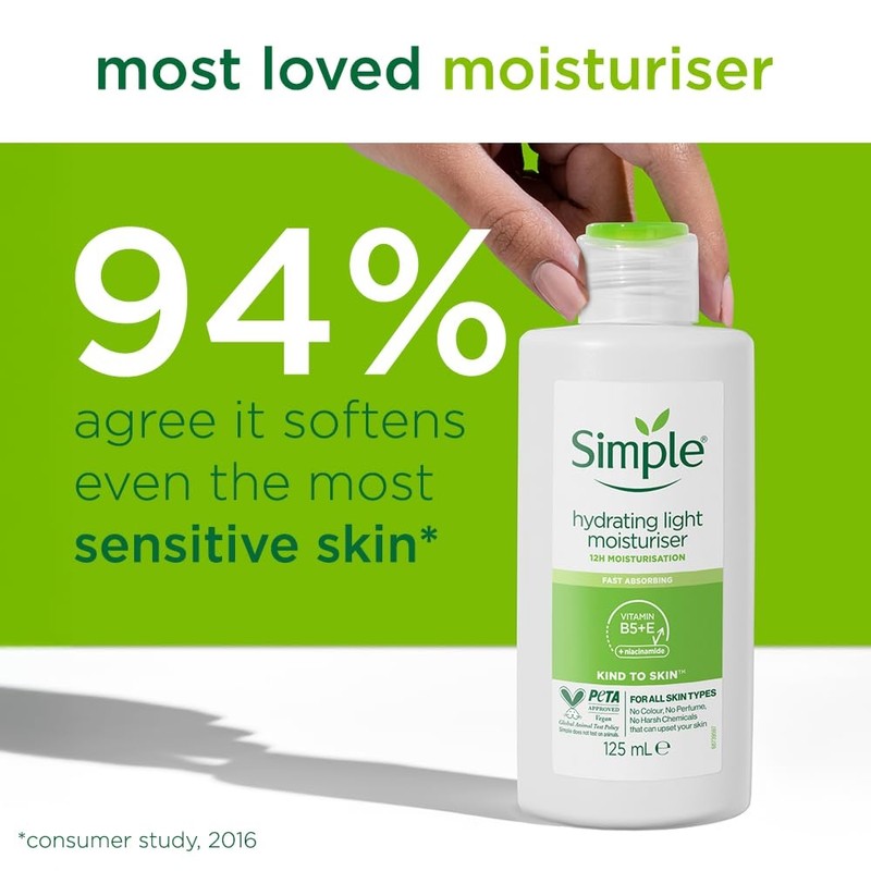 Simple Type to Skin Hydrating Light Moisturizer 125ml by 4.22