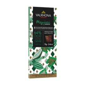 VALRHONA 64% Manjari Dark Chocolate Bar, 2.46 OZ