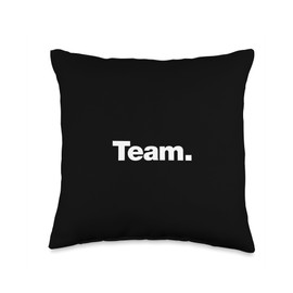 The word Team | A design that says Team Throw Pillow