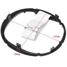 esmusssein Car Gear Shift Knob Stick Gaiter Lever Boot Retaining Ring Lugs Compatible for Fiat 500 500c 71775051