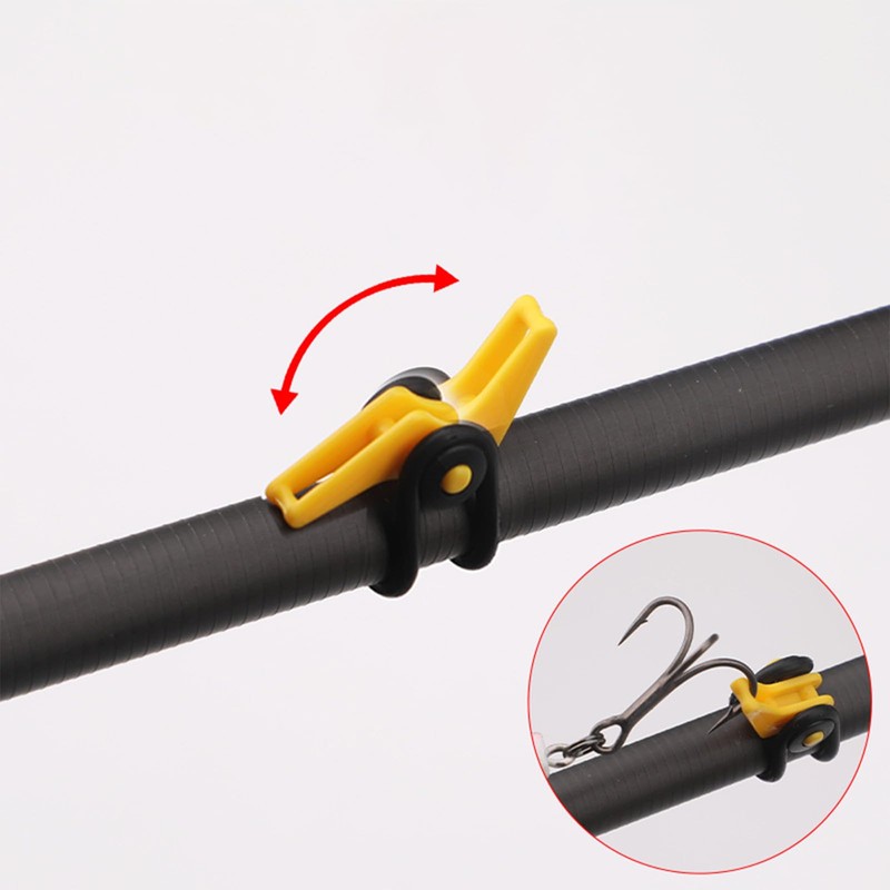 4 pcs Fishing Rod Hook Keeper with 4 colors, Fish