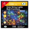 100 LED Garden Solar String Light Multi-Colour Fairy Outdoor 10m