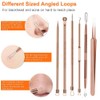 Pimple Popper Tool Kit, 6 Pcs Blackhead Remover Acne Needle