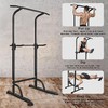 Sport Power Tower Workout Dip Station Pull Up, Height Adjustable
