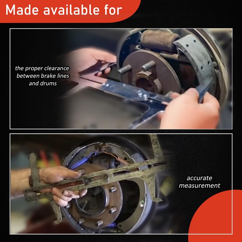 RAMATA Adjusting Brake Shoes and Installing Drum/Brake Resetting Gauge/Brake Reset