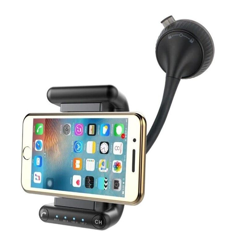 Mr. Gadget's Solutions Smart Phone Holder 4FM frequency BT Holder