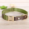 Didog Soft PU Leather Dog Collar for Large Dogs,Classic Adjustable