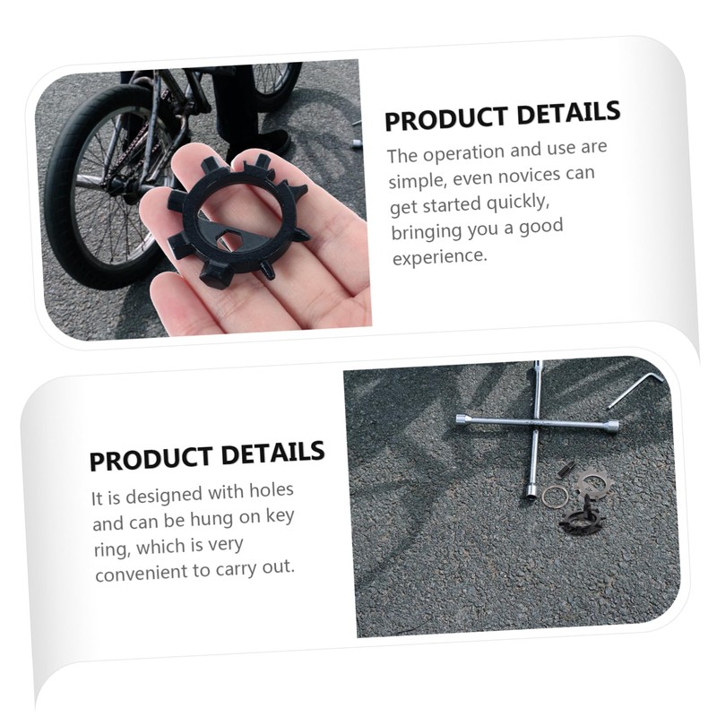 Tofficu 3pcs Octopus Design Multi Functional Bike Tool Portable Screwdriver