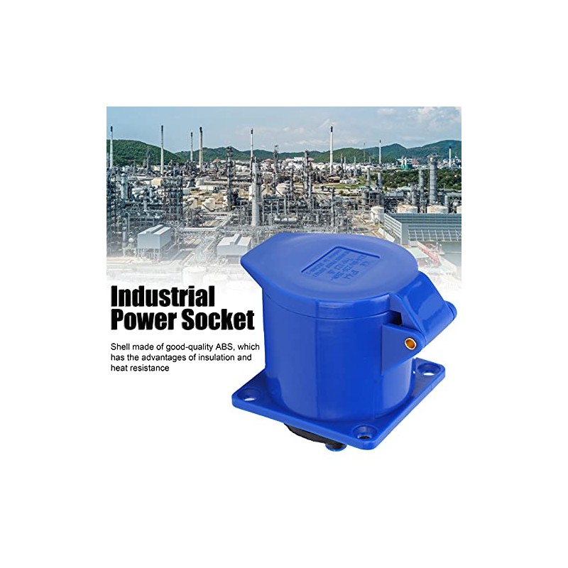 Industrial Plug Power Socket , Electrical Plugs 3‑Pin 1‑Phase Explosion‑Proof