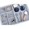 Svea Display Velvet Grey Jewelry Trays Premium Grade Drawer Insert
